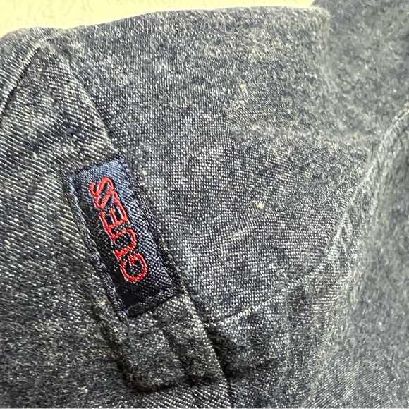 Guess, Cross-Back Denim Dress - Picture 2 of 14